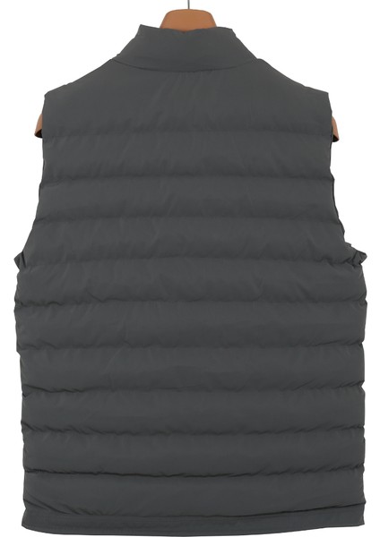 Erkek Dar Kesim Karbon Deri Gri Şişme Yelek RAR01235 fırsatları