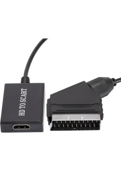 5083 HDMI To Scart 1080P Hd Av Video Çevirici Dönüştürücü Adaptör
