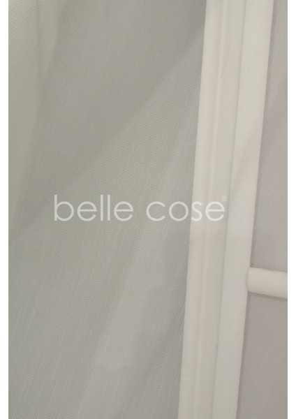 Bambu Ttm Ütü Istemez Üst Kalite Tül Perde Kırık Beyaz 1x3 Pileli fırsatları