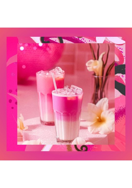 Vanilya Aromalı Pembe Superfood Matcha tozu 25 gr