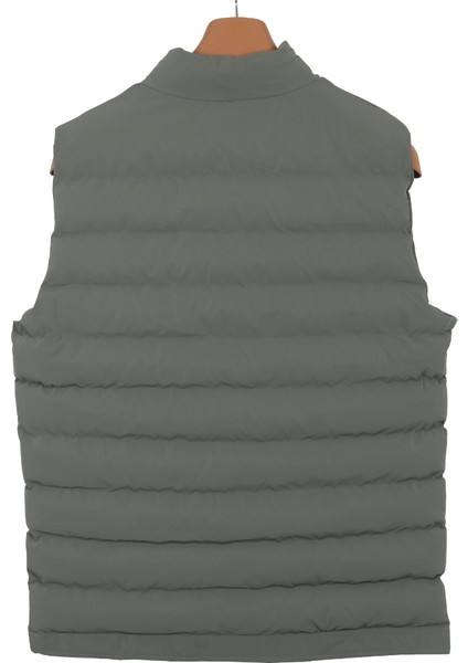 Erkek Dar Kesim Karbon Deri Yeşil Şişme Yelek RAR01236 fırsatları