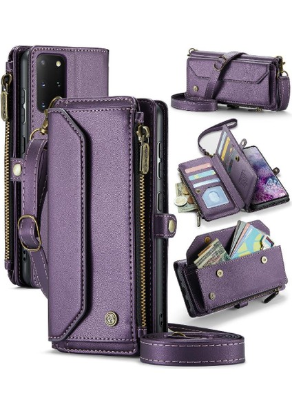 Samsung Galaxy S20 Artı Rfid Engelleme Durumda Cüzdan Kartı Için Crossbody Durumda (Yurt Dışından)
