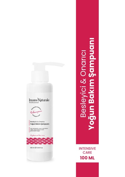 Besleyici & Onarıcı Yoğun Bakım Şampuanı (Valiz-Seyahat Boy) 100 ml