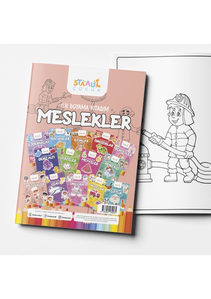İlk Boyama Kitabım - Meslekler