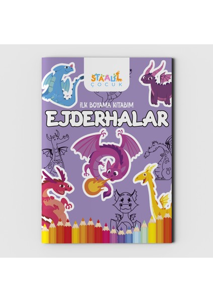 İlk Boyama Kitabım - Ejderhalar
