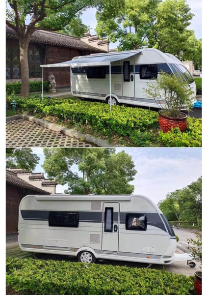 CA350TK 3.50 x 2.50 Beyaz Kasetli Duvar Tipi Karavan Tentesi