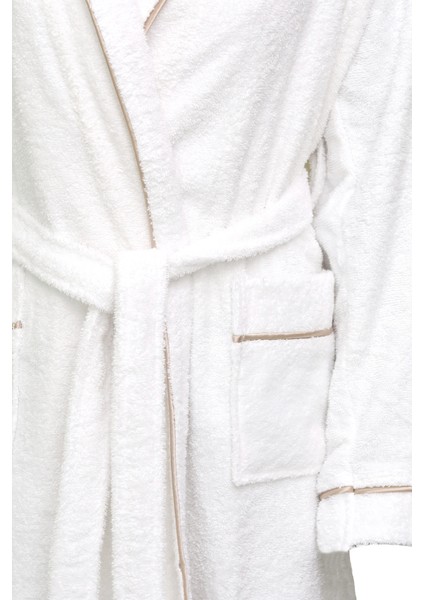 Fortuna Unisex Bornoz Beyaz- Vizon Biyeli fiyatları