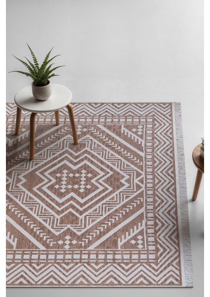 Bohem Touch Serisi Çift Taraflı Dokuma Pamuklu Kilim 1701 Bej fiyatları