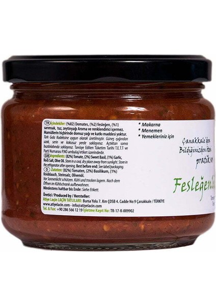 Fesleğenli Domates Sosu 300 gr modelleri
