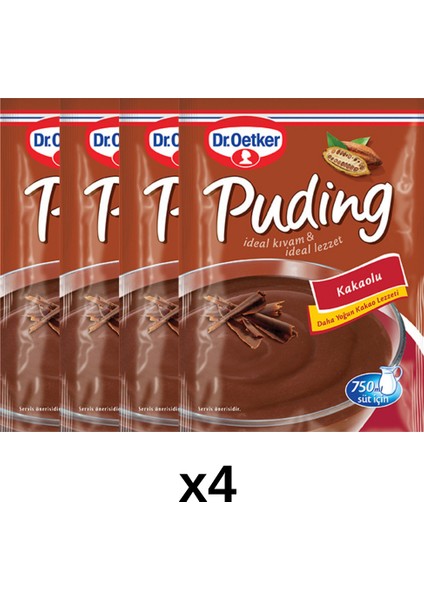 Kakaolu Puding 147 Gr. (4'lü)