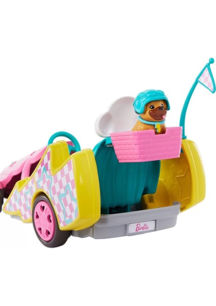 HRM08 Barbie Stacie Go-Kart Yapıyor Oyun Seti - Barbie And Stacie To The Rescue