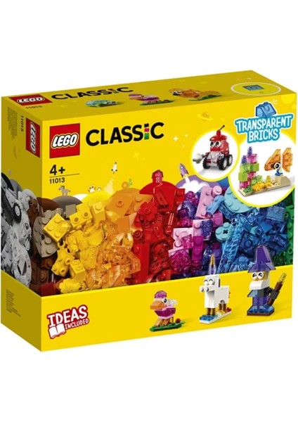 11013 LEGO Classic Yaratıcı Şeffaf Yapım Parçaları 500 Parça +4 Yaş