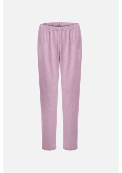 Kadın Soft Touch Kaşkorse Düğme Detaylı Pijama Takımı