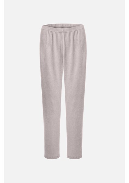 Kadın Soft Touch Kaşkorse Düğme Detaylı Pijama Takımı