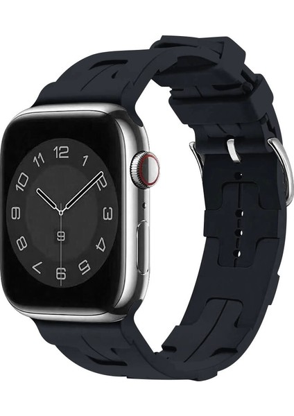 Apple Watch 10 42MM Krd-92 Hermes Silikon Kordon