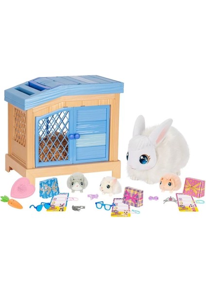 LP303000 Little Live Pets Anne Tavşan ve Yavruları Oyun Seti - 26593
