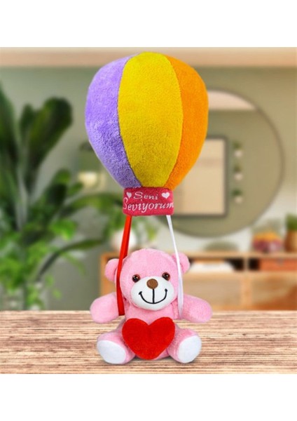 Peluşçu Dayı Rengarenk Uçan Balonlu Ayıcık