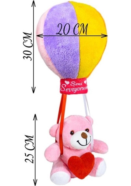 Peluşçu Dayı Rengarenk Uçan Balonlu Ayıcık fiyatları