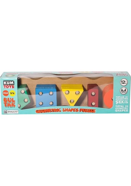 KM5656 Ahşap Beşli Bultak -Kumtoys