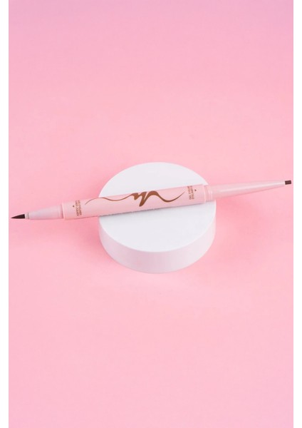 Minimalist Serisi Çift Taraflı Eyeliner (03 Kızıl Kahve)