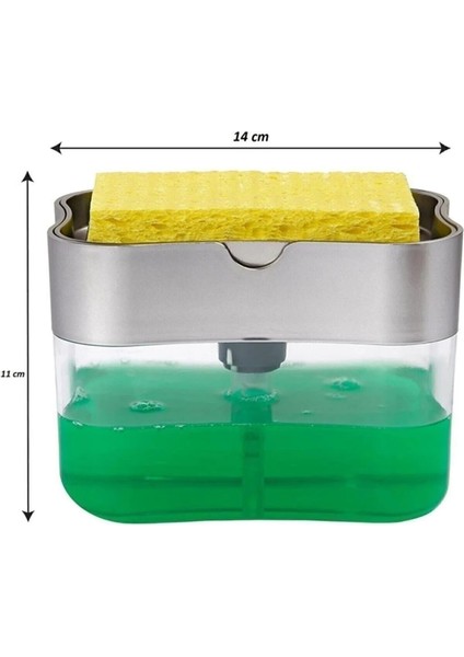 Deterjan Hazneli Otomatik Köpürten Dekoratif Sıvı Sabunluk 380 Ml.