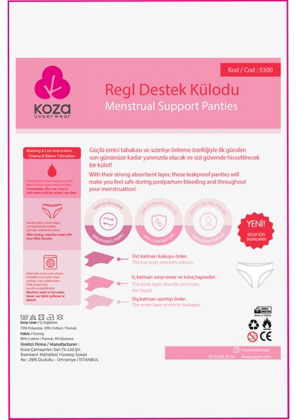 Siyah Yıkanabilir Regl Peroid Destek Külodu fırsatları