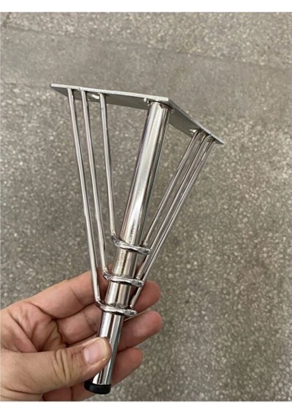 15 cm Venüs Model Krom Metal Mobilya - Dolap - Koltuk - Tv Ünitesi Ayağı