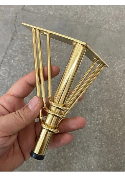 15 cm Venüs Model GOLD Metal Mobilya - Dolap - Koltuk - Tv Ünitesi Ayağı