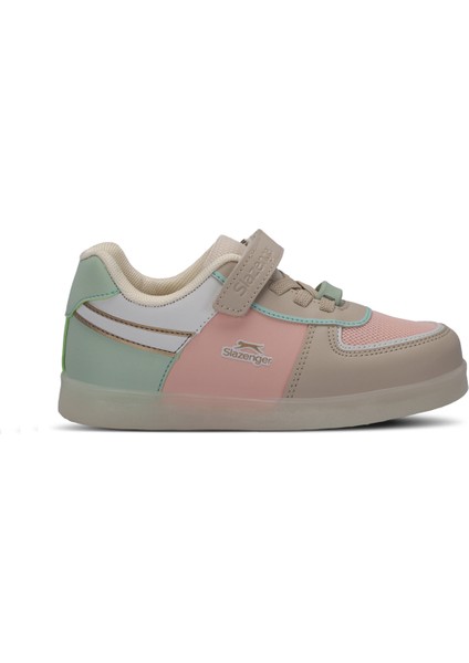 PERLE Kız Çocuk Sneaker Koşu & Yürüyüş Ayakkabısı Bej