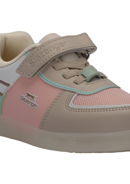 PERLE Kız Çocuk Sneaker Koşu & Yürüyüş Ayakkabısı Bej