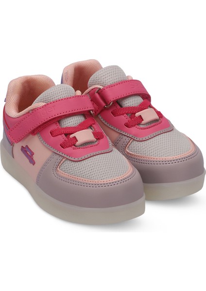 PERLE Kız Çocuk Sneaker Koşu & Yürüyüş Ayakkabısı Pembe / Mor