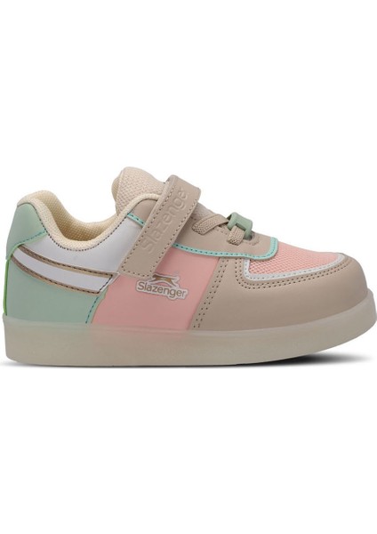 PERLE Kız Çocuk Sneaker Koşu & Yürüyüş Ayakkabısı Bej