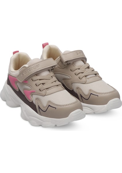 PARIS Kız Çocuk Sneaker Koşu & Yürüyüş Ayakkabısı Bej