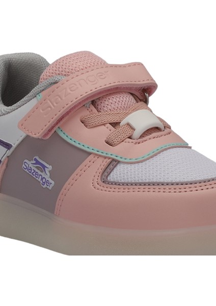 PERLE Çocuk Sneaker Koşu & Yürüyüş Ayakkabısı Beyaz / Pembe