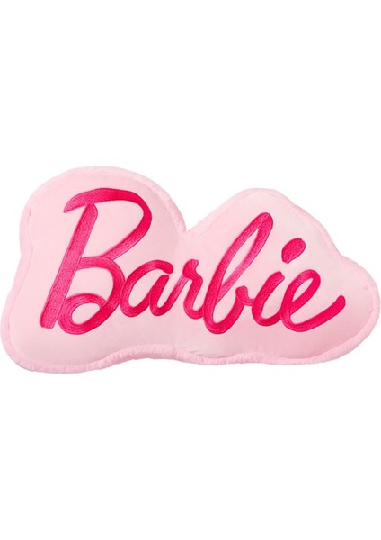 Barbie Lisanslı Yazılı Yastık 37 cm
