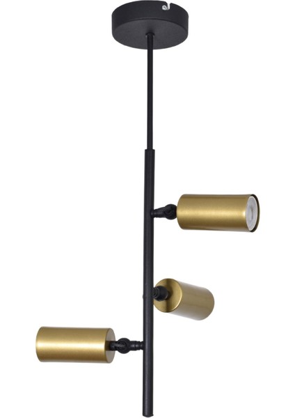 Madrid Modern Spot Ayarlanabilir Salon Mutfak Siyah Eskitme Renk 3 Lü Avize ( Gün Işığı ) fiyatları