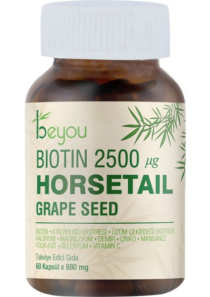 Beyou Beyou Biotin Plus 60 Kapsül X 880 Mg