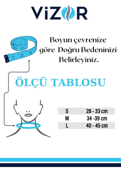 Plastik Destekli Sünger Boyunluk Ekstra Destekli Boyun Fıtığı Boyun Düzleşmesi