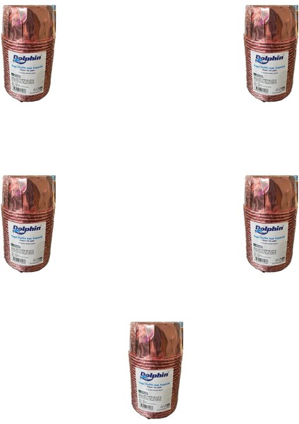 Muffin Kağıt Karton Rose Gül Cupcake Kek Kalıbı - 25 Adetlik 5 Paket
