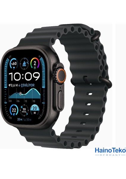 Haino Teko Watch Ultra 2 Amoled Ekran Waterproof 3 Kordonlu Akıllı Saat Titanyum Siyah fiyatları