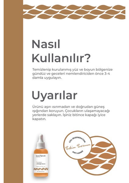 INSANE NATURALE Yenileyici Midnight Serum 30 ml fırsatları