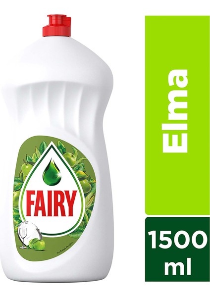 Temiz & Ferah Sıvı Bulaşık Deterjanı 1500 ml Elma Kokulu