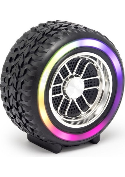 PL-4598 Bt+Tf+Fm+Tws+Usb Type-C Girişli Işıklı Lastik Speaker (G2389) fiyatları