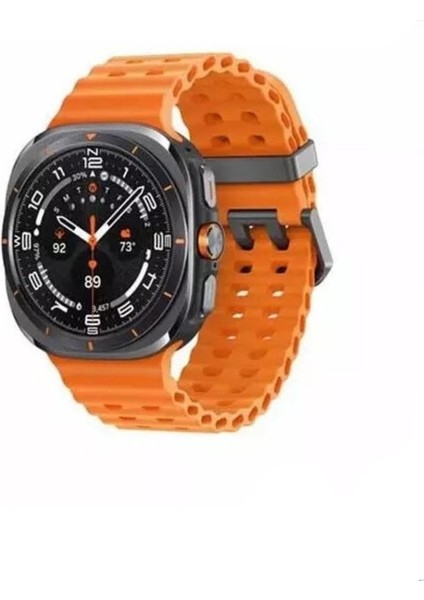 Watch Ultra Amoled Ekran Waterproof Akıllı Saat 3 Kordonlu Titanyum Grey 47MM