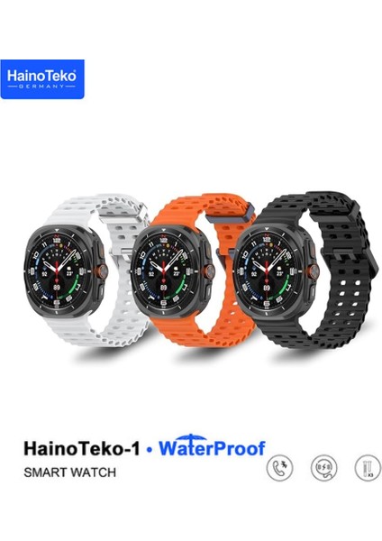 Watch Ultra Amoled Ekran Waterproof Akıllı Saat 3 Kordonlu Titanyum Grey 47MM fırsatları