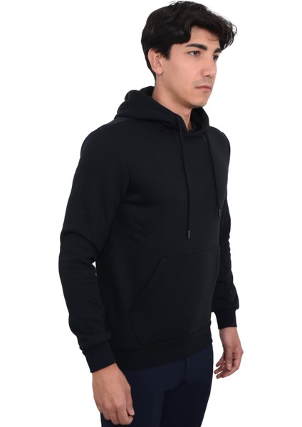 Erkek Üç Iplik Kapüşonlu Sweat