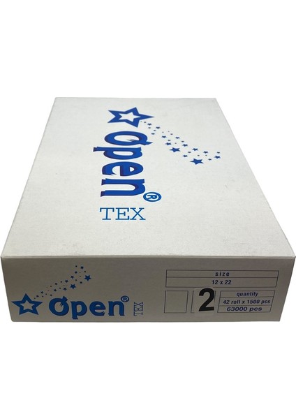Etiketleme Makinesi Beyaz Etiket/ 12X22 42ADET