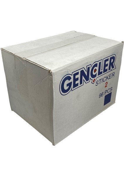 Etiketleme Makinesi Açık Sarı Etiket 96ADET