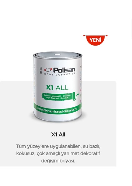 X1 All Dönüşüm Boyası SAFİR(4514) 1kg