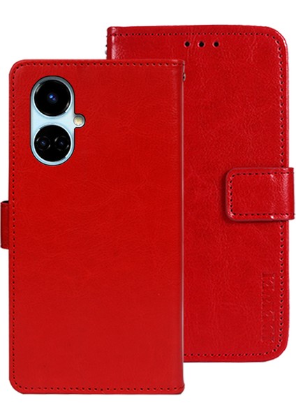 Tecno Camon 19 4g / 19 Pro 4g Pu Deri Flip Standı Cüzdan Kapağı (Yurt Dışından)